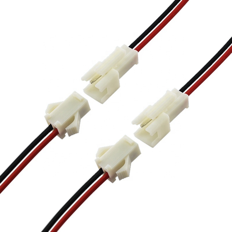 SM 2Pin 3 Pins jst Male Female 2.54mm Connector With Cables Wiring Harness