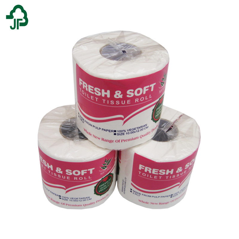 High Quality Soft And White Poly Bag Packing Toilet Paper