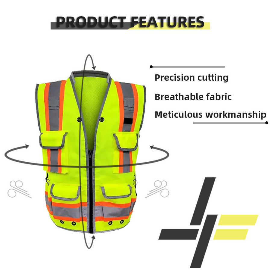 Top Selling Emergency Reflective Vest Mixed Reflective Vest Construction Worker Clothes Safety Suit