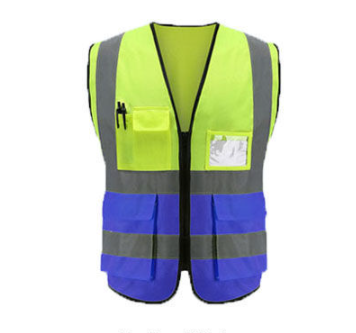 safety vest Yellow high visibility vest custom sign building safety reflective short sleeves oem odm factory price