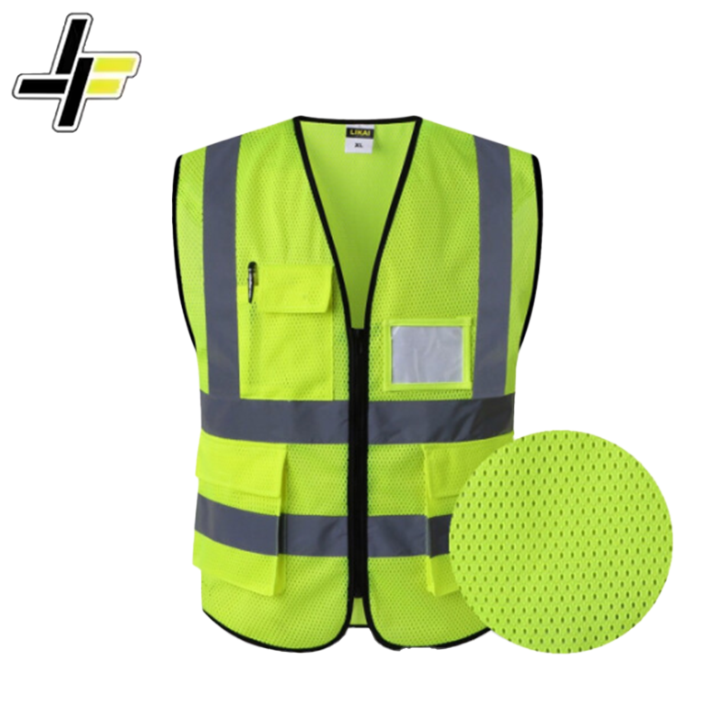 2024 New type High Visibility Safety Mesh breathable construction site reflective vest