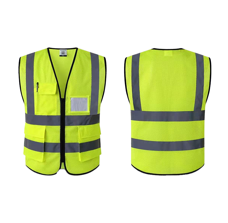 2024 New type High Visibility Safety Mesh breathable construction site reflective vest