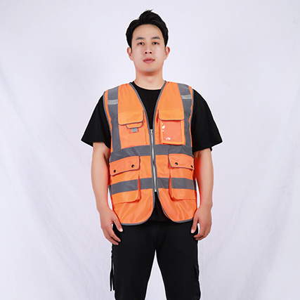 2024 men High quality hi vis vest Warm and thickened High Visibility vest OEM ODM