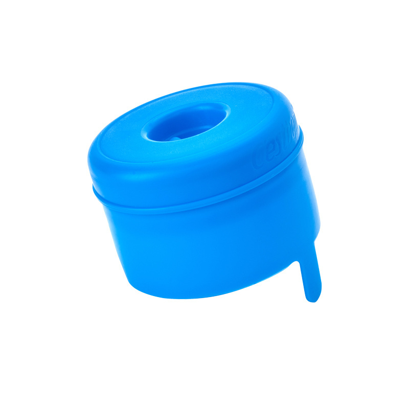 Blue Disposable 44mm Neck Size Non-Spill 19L/20L/5 Gallon Water Plastic Bottle big cap Bottle Smart Lids Press Caps