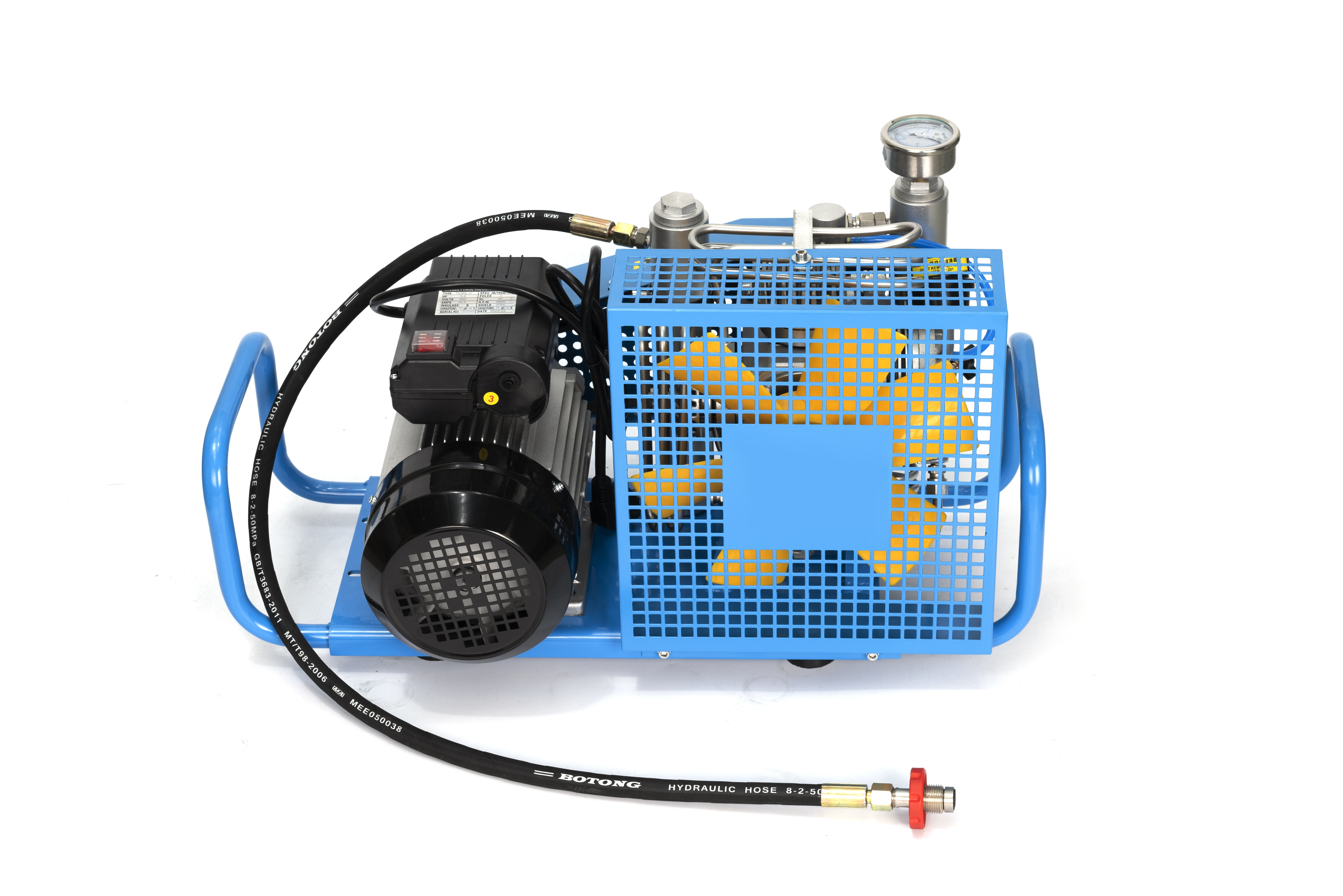 High Pressure Compressed Air Compressor 300bar 100L Portable Diving air tank special supply