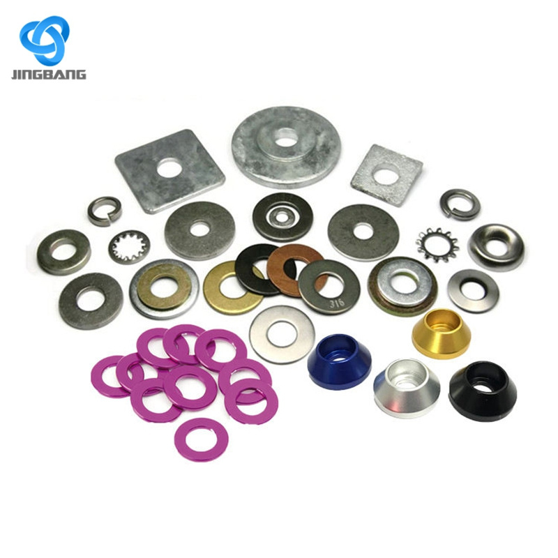 Toothed Bulk  Copper Washer G1/2 Belleville Washer Carbon Steel Square Flat Washers