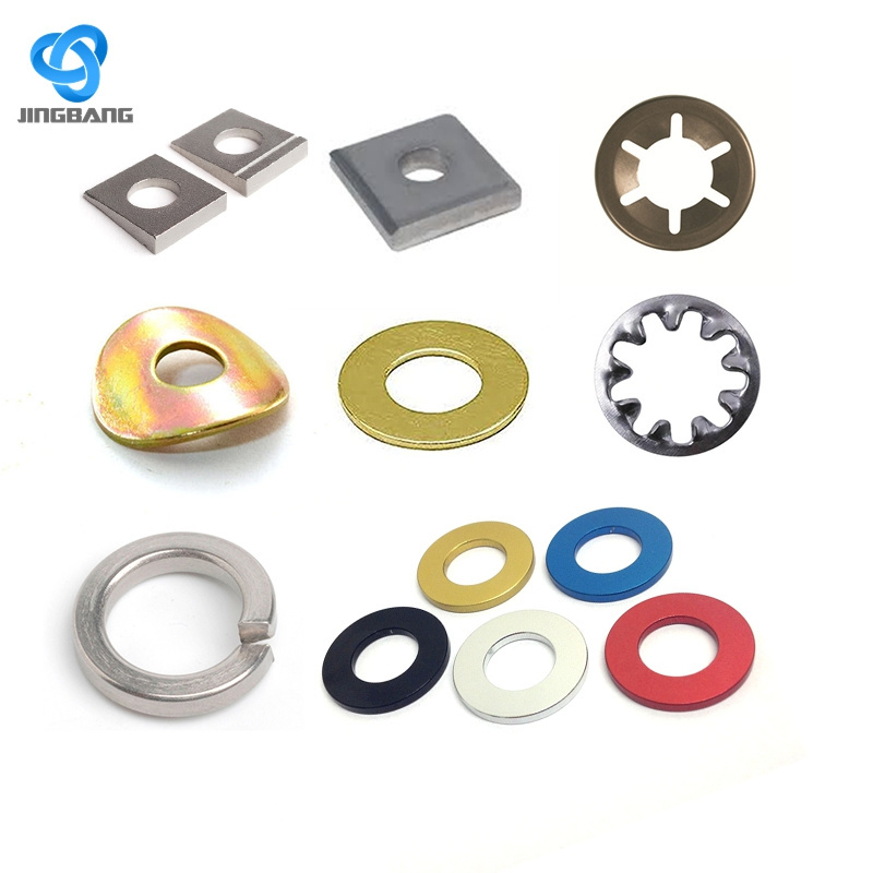 Stainlessteel Enviornmentally Compliant  Square Plate Washer Custom Spring Washers Nylon Washer