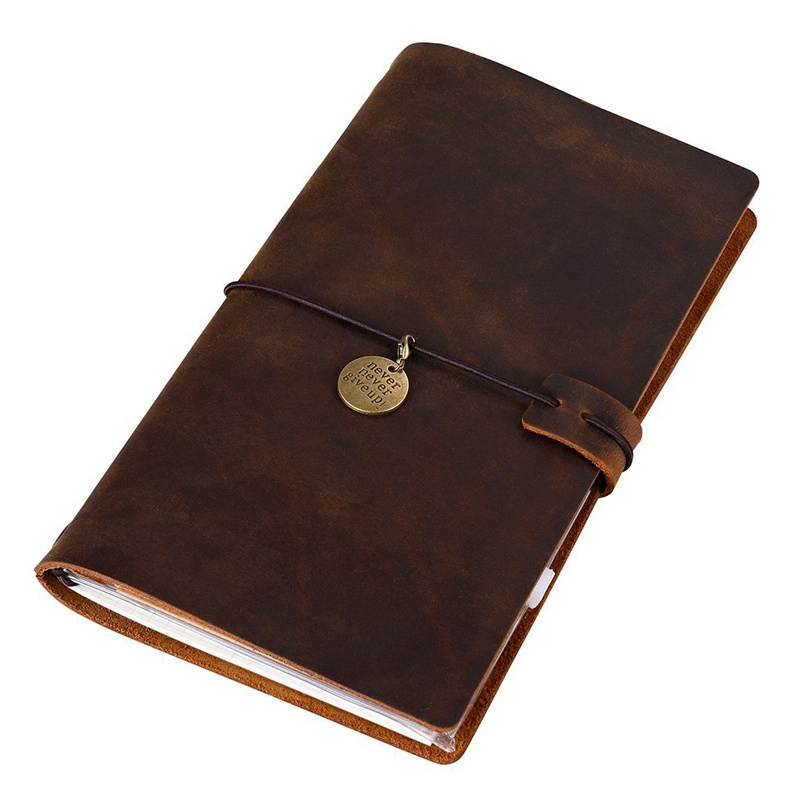 Manufacturers Wholesale Handmade Refillable Leather Travel Journal