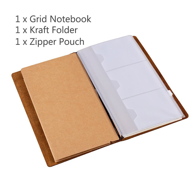 Manufacturers Wholesale Handmade Refillable Leather Travel Journal