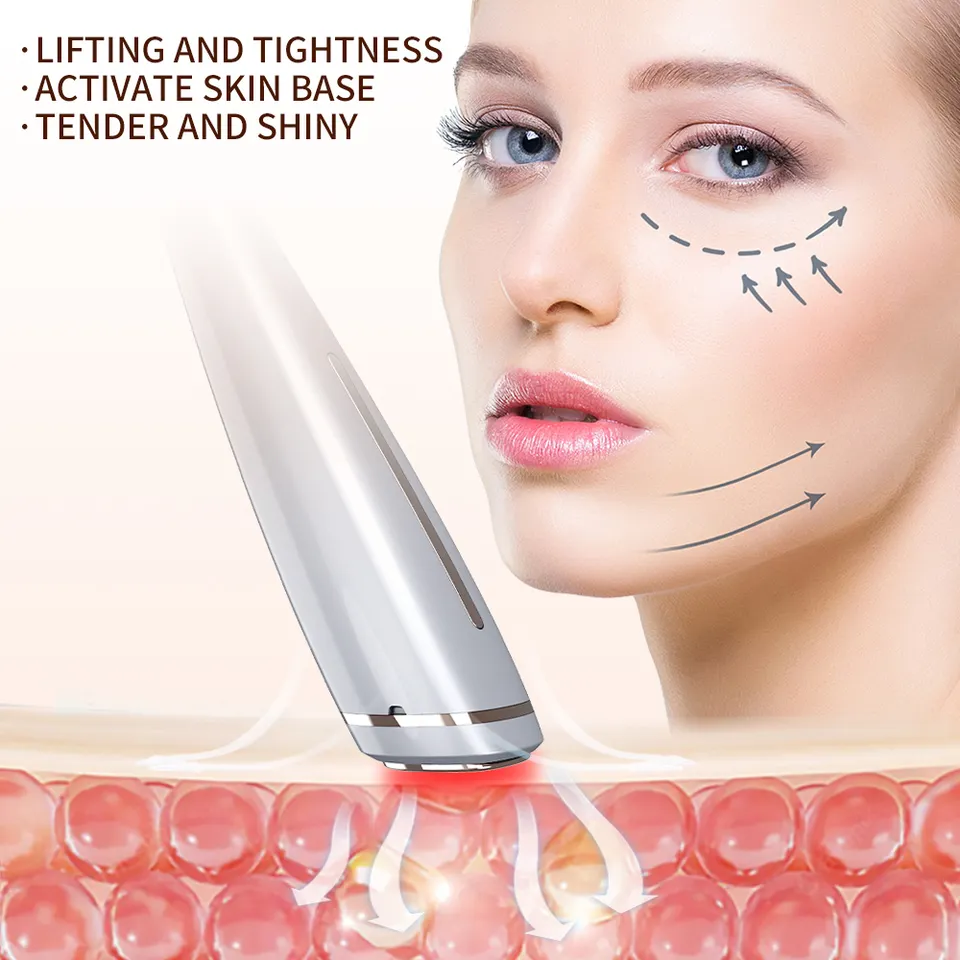 New Upgraded Home Skin Care Microcurrent Facial Toning Device Neck Face Eye Rf EMS Led Beauty Device for Face Lift