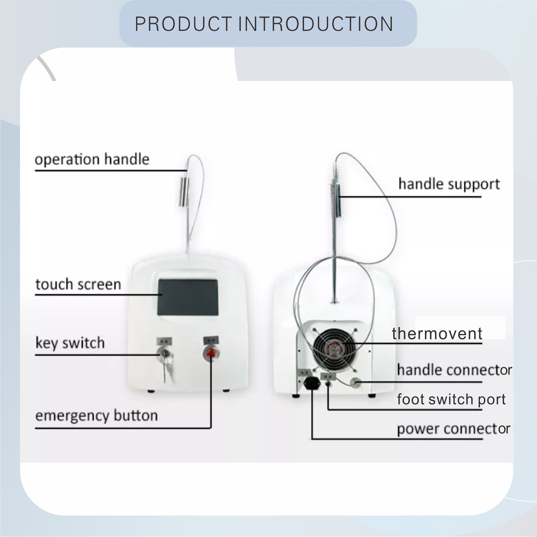 Korean High-tech Machine Portable 980 NM Diode Laser Vascular Removal Equipment for Vascular Removal Treatment