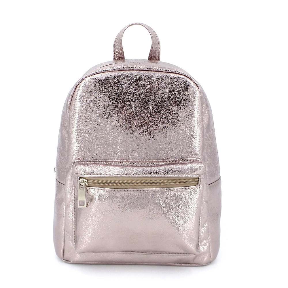 Factory Custom Shiny PU Leather Women Backpack Handbag Designers Fashion Bags Backpack for Lady