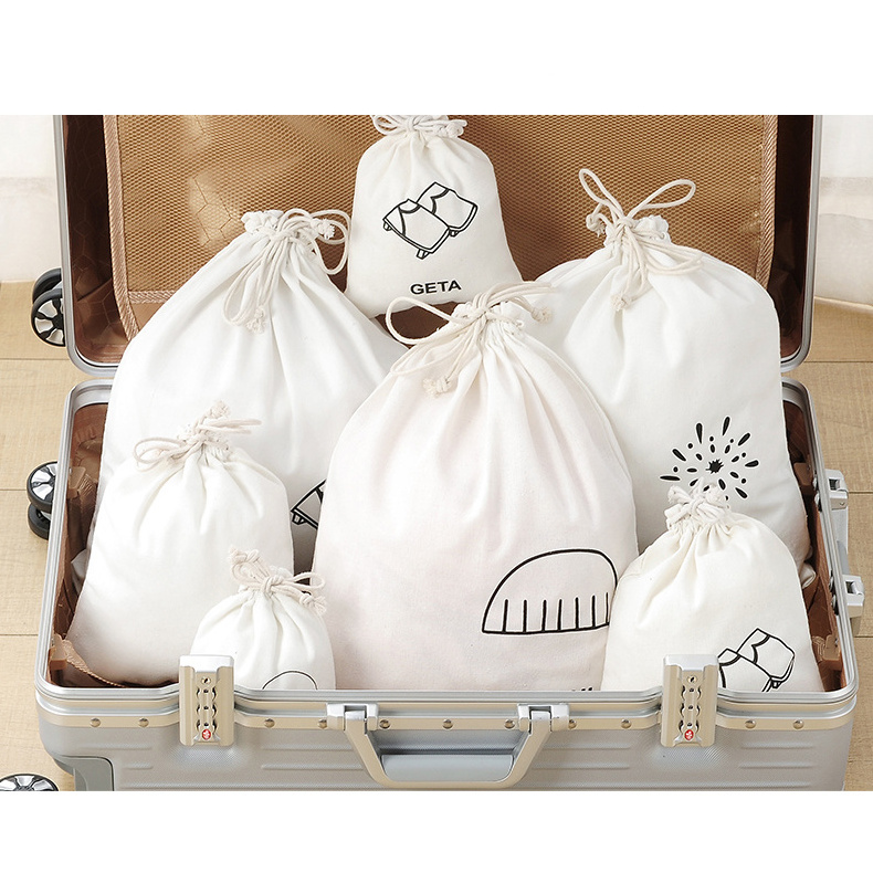 Factory OEM Drawstring Bag Eco Friendly Organic Packaging Drawstring Gift Bag Custom Promotional Dust Draw String Bag