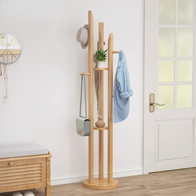 Modern design living room solid wood coat rack coat rack hat coat rack