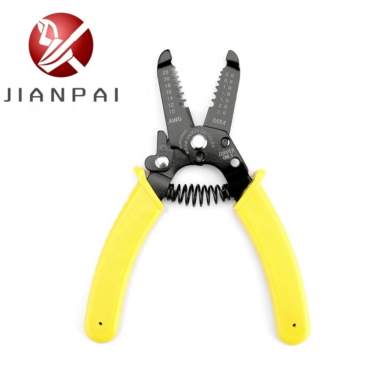 JIANPAI Wire Stripping Pliers Crimping Electrician Pliers Wire Stripper Side Cutters Multifunction Stripper Hand Tools