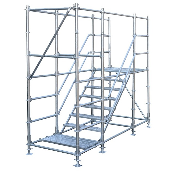 Q235 345 steel Aluminium Layher Ringlock Scaffolding Steel Planks