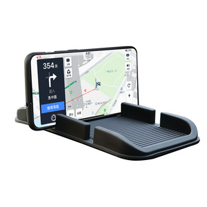 jingchi New Car Accessories Silicone Anti-slip Storage Pad Mat Smartphone Stand Mount Desk Car Dashboard Mobile Phone Holder