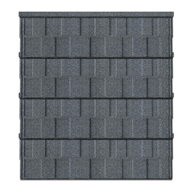 french building material harvey stone coat charcoal grey roofing tiles ecological galvanised plate shingles