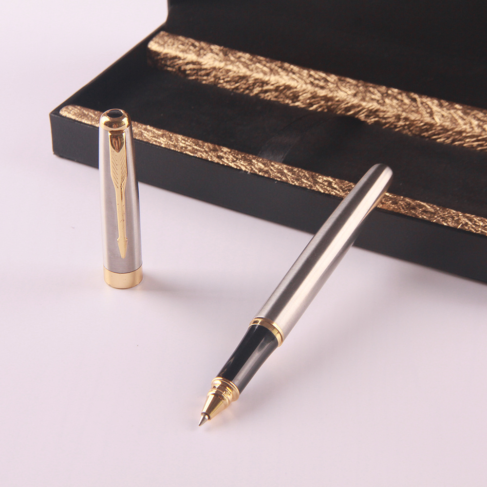 Elegant and beautiful weeding gift metal roller pen set for lady fashion