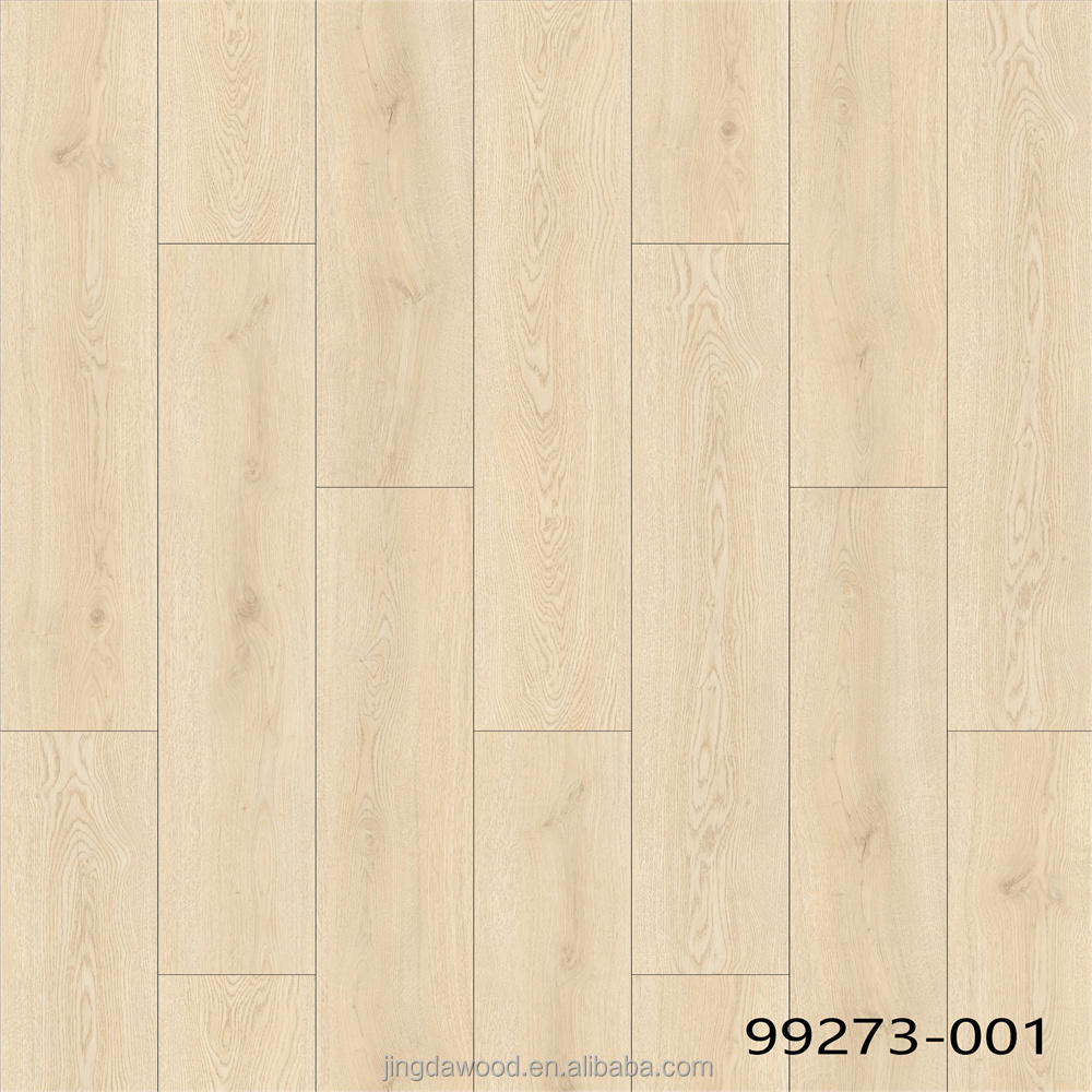 V Groove HDF AC4 Vinyl Wood MDF Laminate Flooring for Building Material