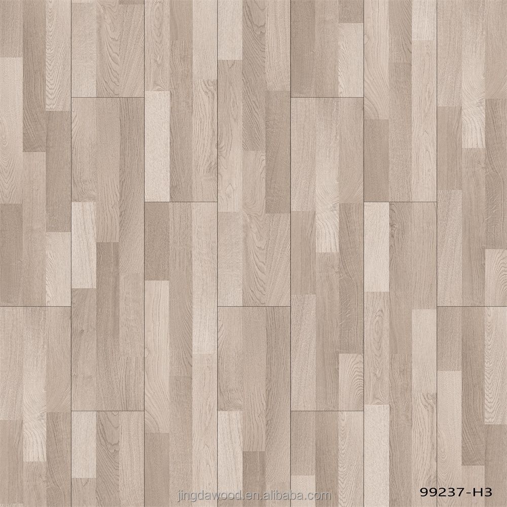 V Groove HDF AC4 Vinyl Wood MDF Laminate Flooring for Building Material