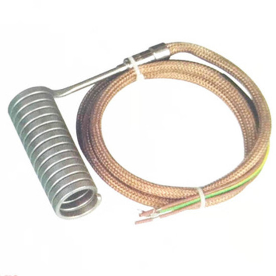 electric water heating element 12 volt coil heater with thermocouple