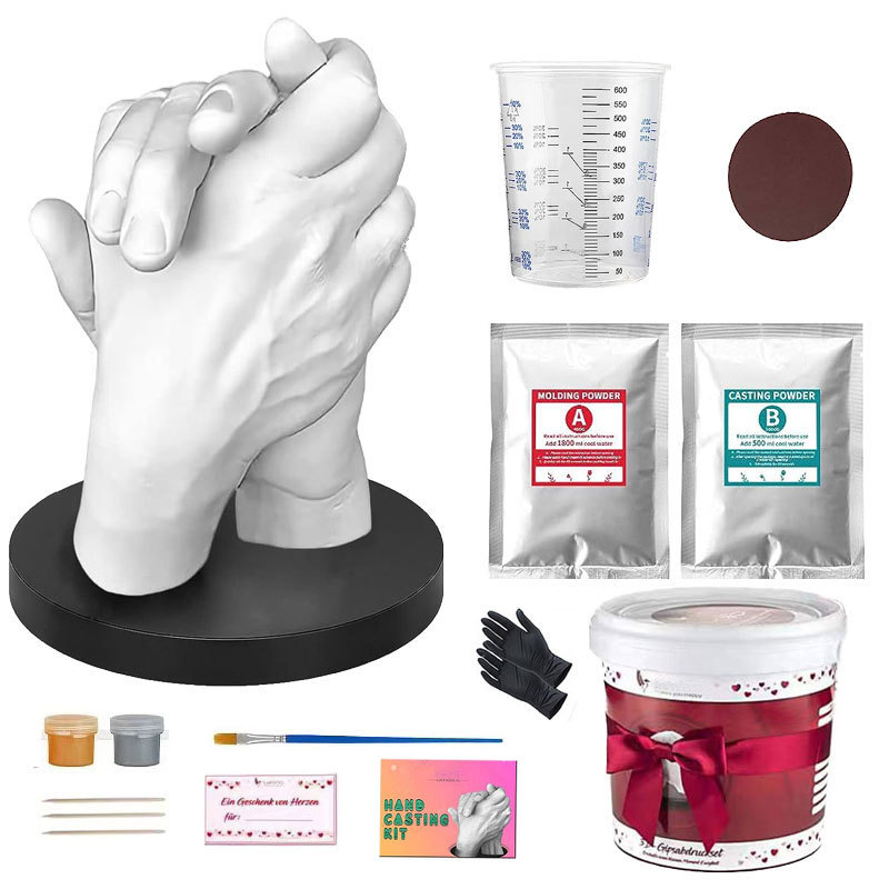 hand molding kit alginate impression powder alginate powder for casting hand casting kit 3d hand moulding kit