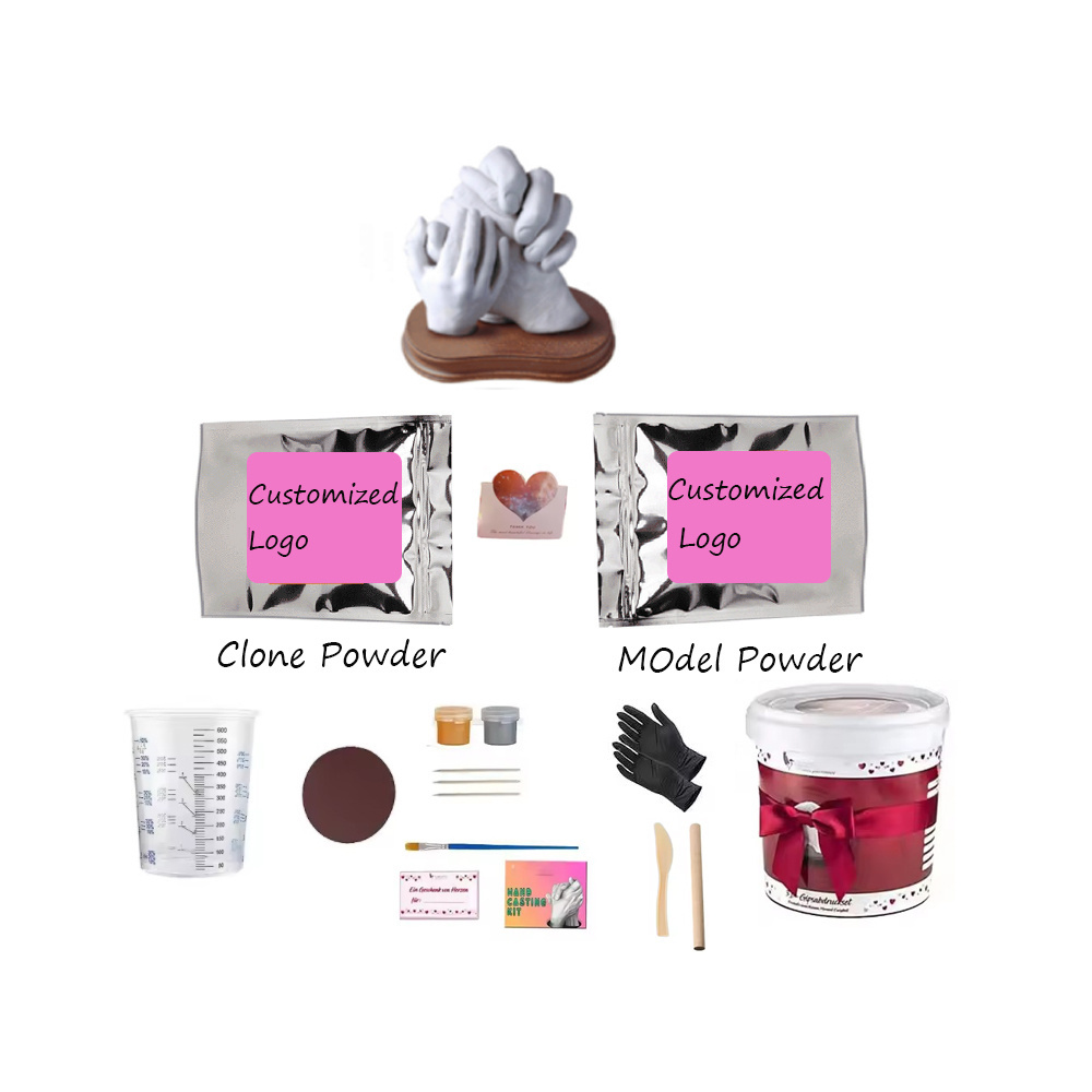 New products diy clay set Alginate Clone Powder DIY Hand Casting Kit Baby Foot custom figurine