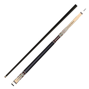 NO.09 gang qin shi Black Technology Carbon Fiber Billiard Pool Cue 1/2 Split with 12.4mm tip length 147mm   OEM Customized