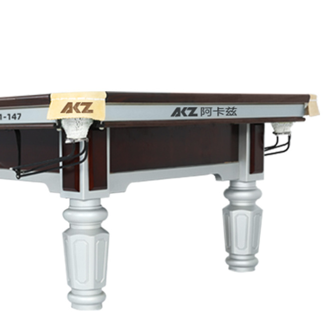 AKZ-Z800 Billiards Table Advanced Entertainment comes with a Chinese 8-ball and cue Chinese Billiards Table Set