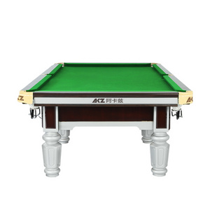 AKZ-Z800 Billiards Table Advanced Entertainment comes with a Chinese 8-ball and cue Chinese Billiards Table Set