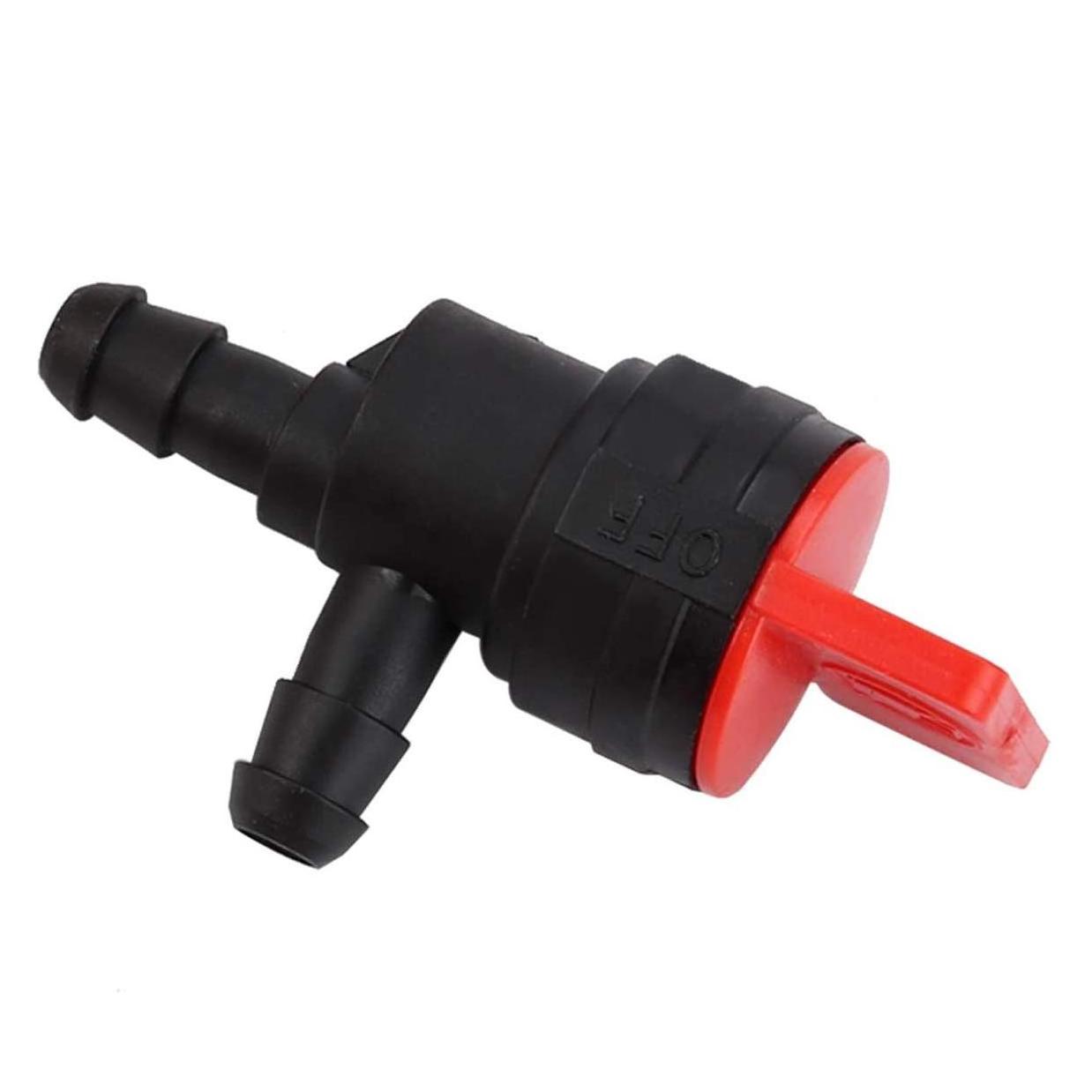 New  698181 1/4 inch 90 Degree Fuel Shut Off Valve for Briggs & Stratton 494539 697944 Tecumseh 35857 petcock Lawn Mower