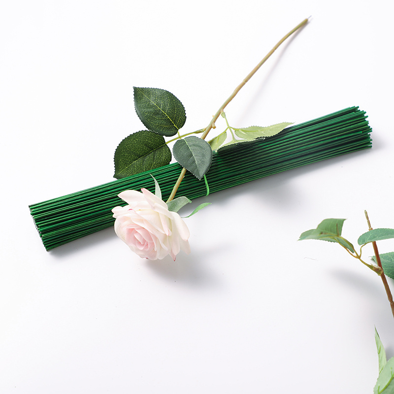 Floral Stem Wire Green Crafting Stem Wire for DIY Crafts and Flower Making