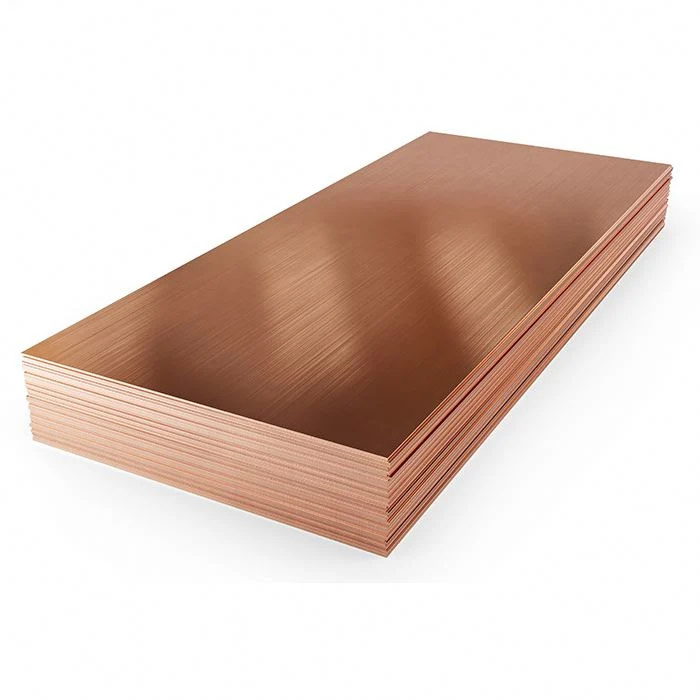 China factory low price copper sheets 0.8mm gold plated copper sheet metal parts Brass Plates for Welding 4mm~2500mm copper