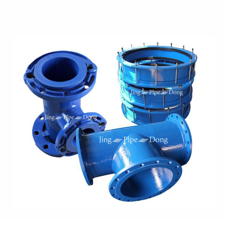 ISO2531 Ductile Cast Iron Double Elbow Di Flange 90 Degree Bend Pipe Fittings