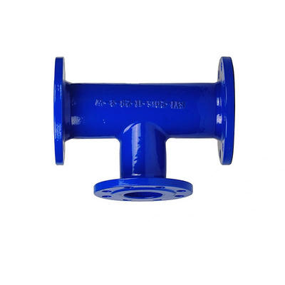 ISO2531 Ductile Cast Iron Double Elbow Di Flange 90 Degree Bend Pipe Fittings