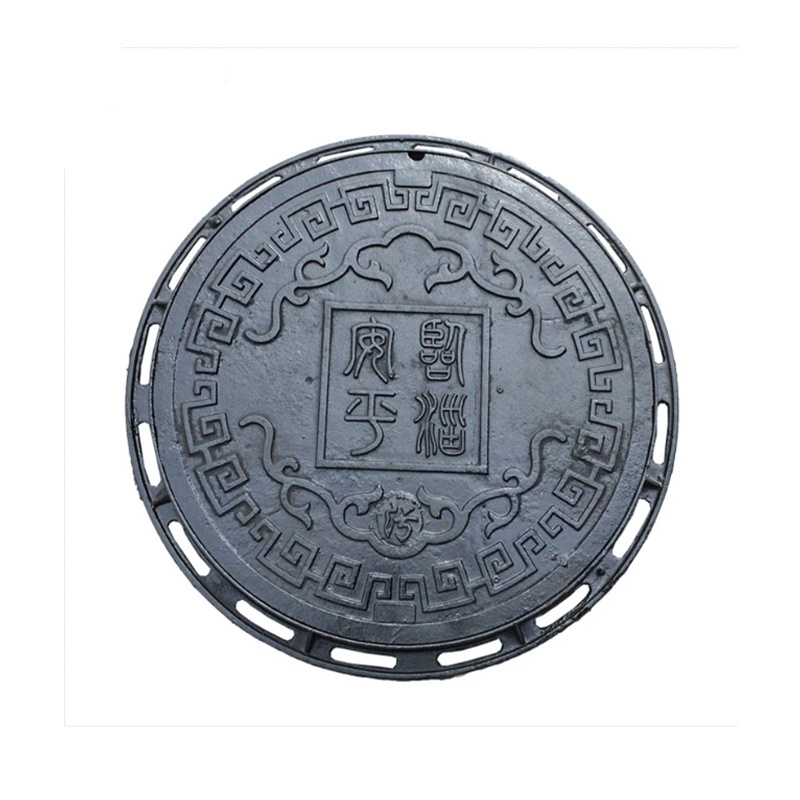 Hot Sale Foundry Drain Cover En124 D400 Casted Ductile Iron Dci Ggg50 Manhole Cover Dimensions