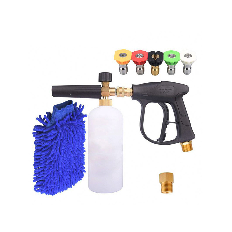 Amazon Hot Sale Car Wash Kit Pressure Car Cleaning Kit for with Car Wash Mitt and Foam Cannon with Tips