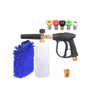 Amazon Hot Sale Car Wash Kit Pressure Car Cleaning Kit for with Car Wash Mitt and Foam Cannon with Tips