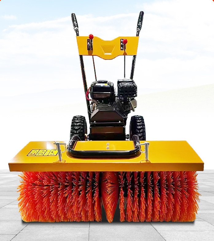 Self propelled snow plow, hand propelled snow plow, small multi-purpose property road surface fuel snow cleaning equipment