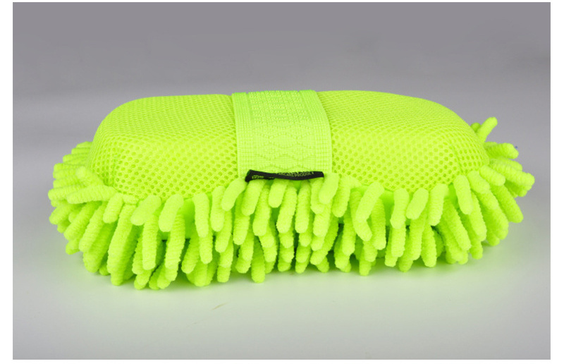 Premium Chenille Microfiber Mitt 6-Piece Car Wash Sponge for Effective Cleaning