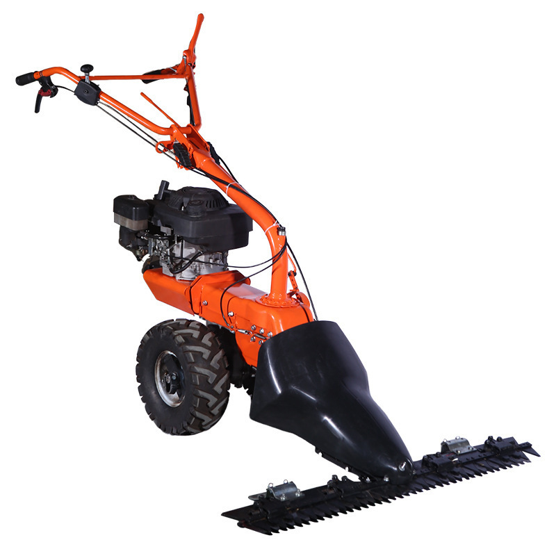 SM-03-7.0HP Hand propelled gasoline lawn mower, agricultural orchard weeding machine