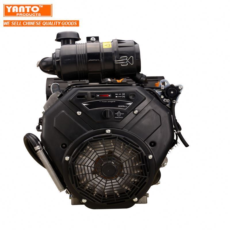 25hp horizontal V-type twin-cylinder 4 stroke gasoline engine