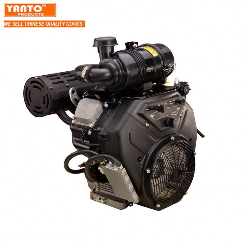 25hp horizontal V-type twin-cylinder 4 stroke gasoline engine