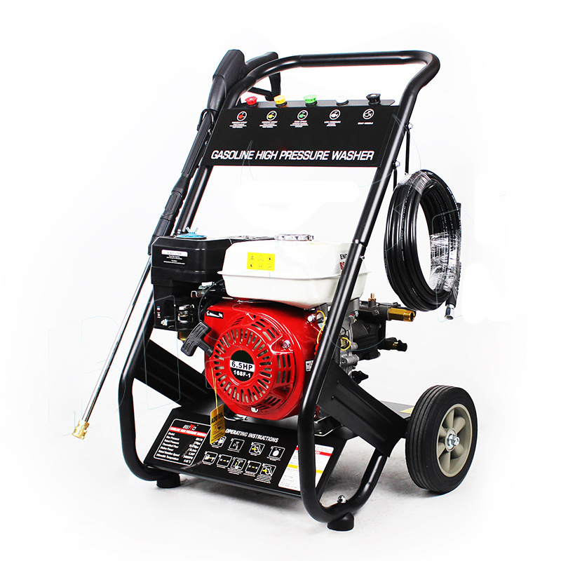 WASHER-X2700-A Hand Propelled Commercial Gasoline Car Washing Machine High Pressure Car Washer