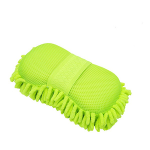 Premium Chenille Microfiber Mitt 6-Piece Car Wash Sponge for Effective Cleaning