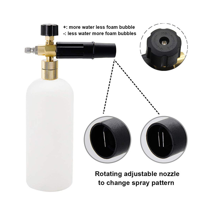 3000PSI Car Wash Spray Gun Pressure Foam Cannon for Auto Detailing Clean Car Cleaning Kit