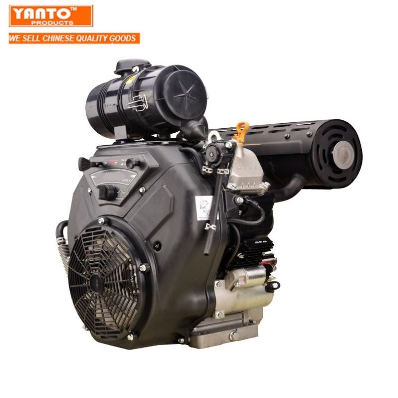 25hp horizontal V-type twin-cylinder 4 stroke gasoline engine