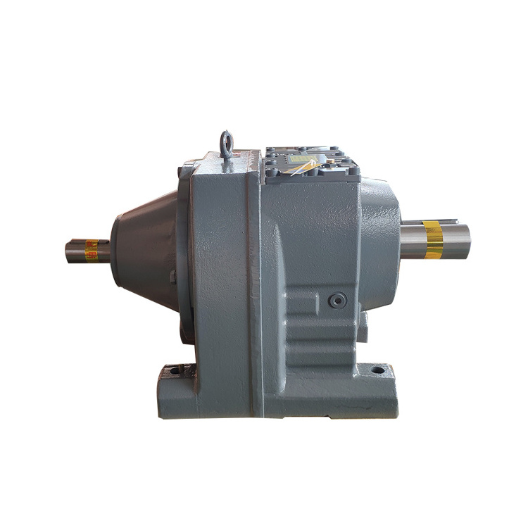 Long life spans helical R series inline gear box gearbox for rotary valve