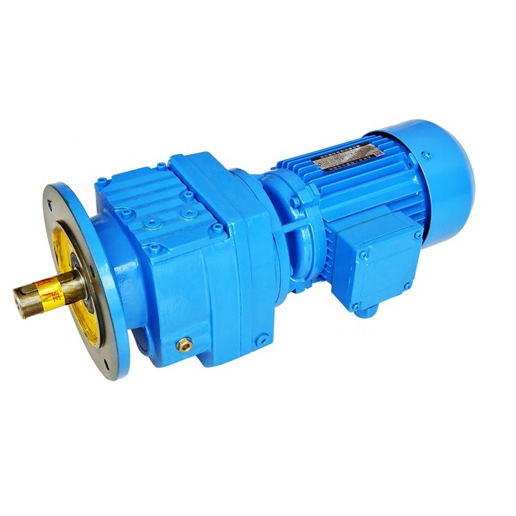 Factory direct supply cast iron body housing inline reduction gearbox for electric motor